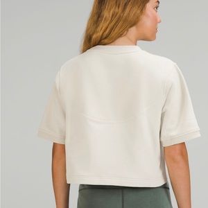 Lululemon Crop Cotton Terry Swift Tee